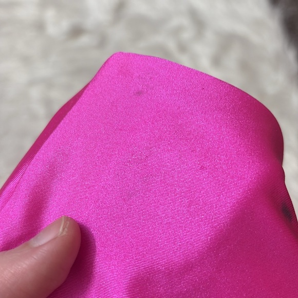 NWOT Flawed VYB Pink Shiny Butter Up High Waist XS Swim Bottoms - Picture 10 of 10